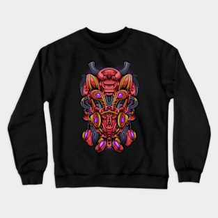 cat mecha robot Crewneck Sweatshirt